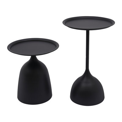 Round Side Table Set Round Coffee Table End Table Set