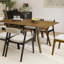 Ensemble de salle à manger moderne 7 pièces avec table et 6 chaises-1914644254-1914644253