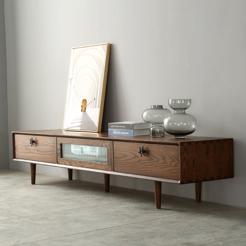 Meuble télé Nordic Style, 17.72"H x 70.9"L x 17.7"W