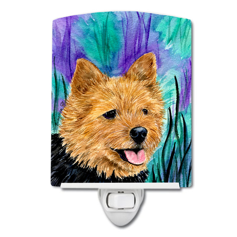 Norwich Terrier Ceramic Night Light