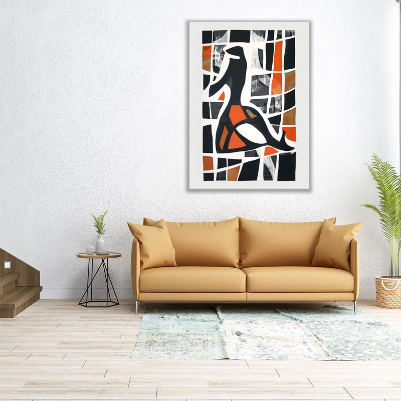 Geometric Aviary - Canvas Print Wall Art, 48" H x 36" W