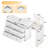 Vantiy Desk With LED Lights Mirror, Flip-Top Tabletop And Storage 7 Drawers-260136431