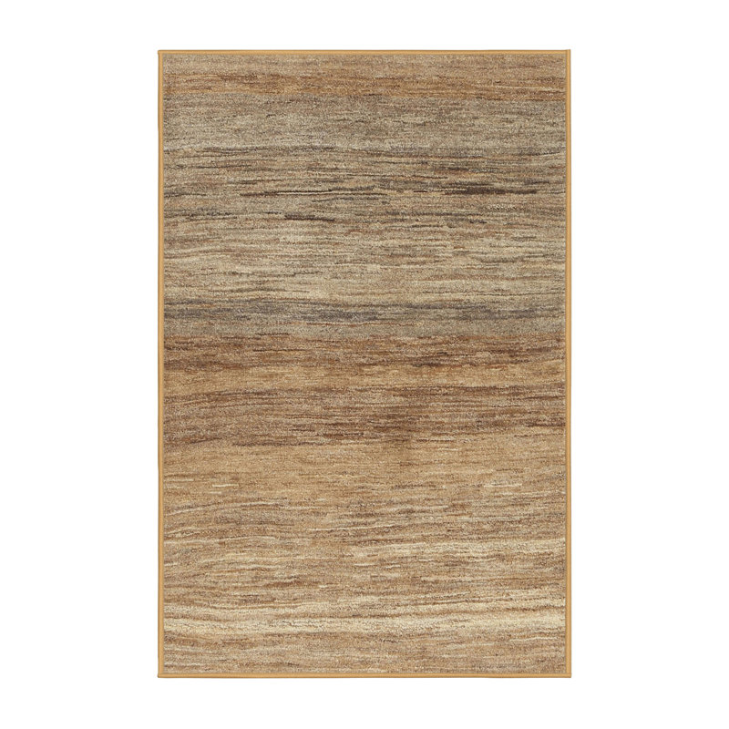 Tapis brun contemporain, Rectangle 7 pi x 10 pi