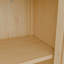Armoire de rangement en bambou 100% bambou avec tablettes réglables