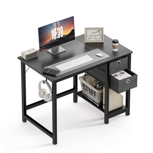 ODK 63 inch Super Large Computer Writing Desk Gaming Sturdy Home Office  Desk, Work Desk with A Storage Bag and Headphone Hook My Lux Decor Round