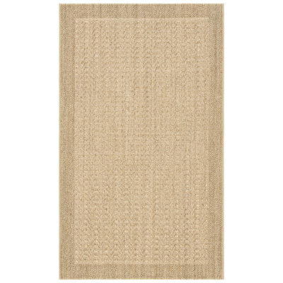 Merryman PalmvBeach Weave Sisal & Jute Solid Color Rug