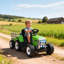 Ride-On Cars combinant éclairage à DEL et Pp vert avec Pp vert et cadre en métal et en métal