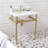 Copeland 30'' Single Bathroom Vanity with Carrara Marble Top-256486918-255426943