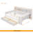 Multi-Functional Bed With Two Storage Drawers And Study Desk-91566227-91566226