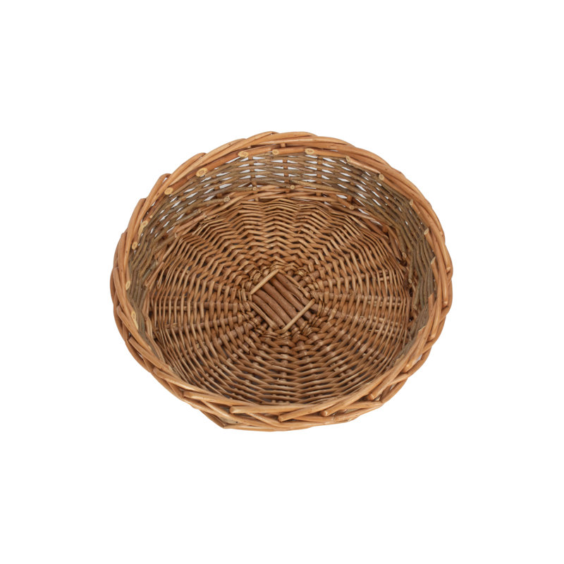 Felstead Wicker Tray Storage Basket, 9cm H x 30cm W x 30cm D