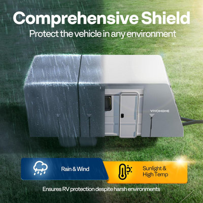 16-18ft Top 300D Oxford Travel Trailer RV Cover