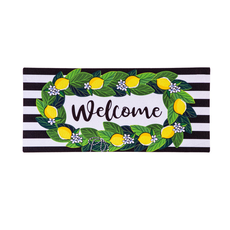 Tapis à feuilles Magnolia et citron Sassafras