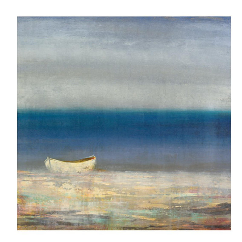 Oceano Painting by Kemp, Plexi, 24" H x 24" W
