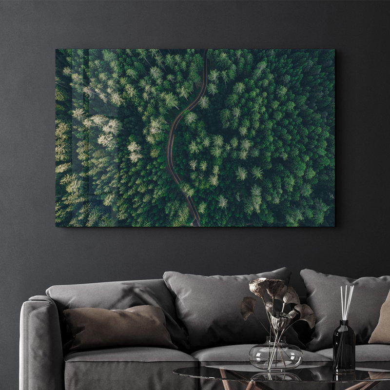 Lekeya Elegant Tempered Glass Wall Art Painting, 13.8 x 21.7 inches | 100% Tempered Glass, Thickness: 0.16 inches | UV Printed for Vibrant Colors | Perfect for Home Decor, Living Room, & Office Spaces
