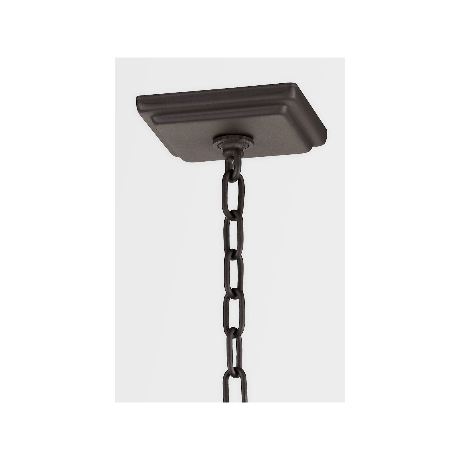 Brookstead Single Light Outdoor Aluminum & Steel Wall Light, Textured Bronze, 18" H x 7.5" W x 7.5" D
