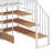 Farmersburg Full Size Metal Loft Bed With Low Storage Table-1622556042