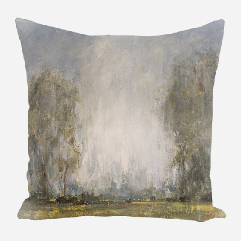 Linen Throw Pillow, 9" x 9"