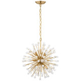 Lys 12 - Light Solid Brass Chandelier by Suzanne Kasler