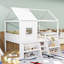 Lit mezzanine House avec tablettes et garde-corps-1448603424-1448603425