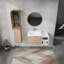 Meuble-lavabo mural 36 po avec lavabo et armoire latérale 36 po