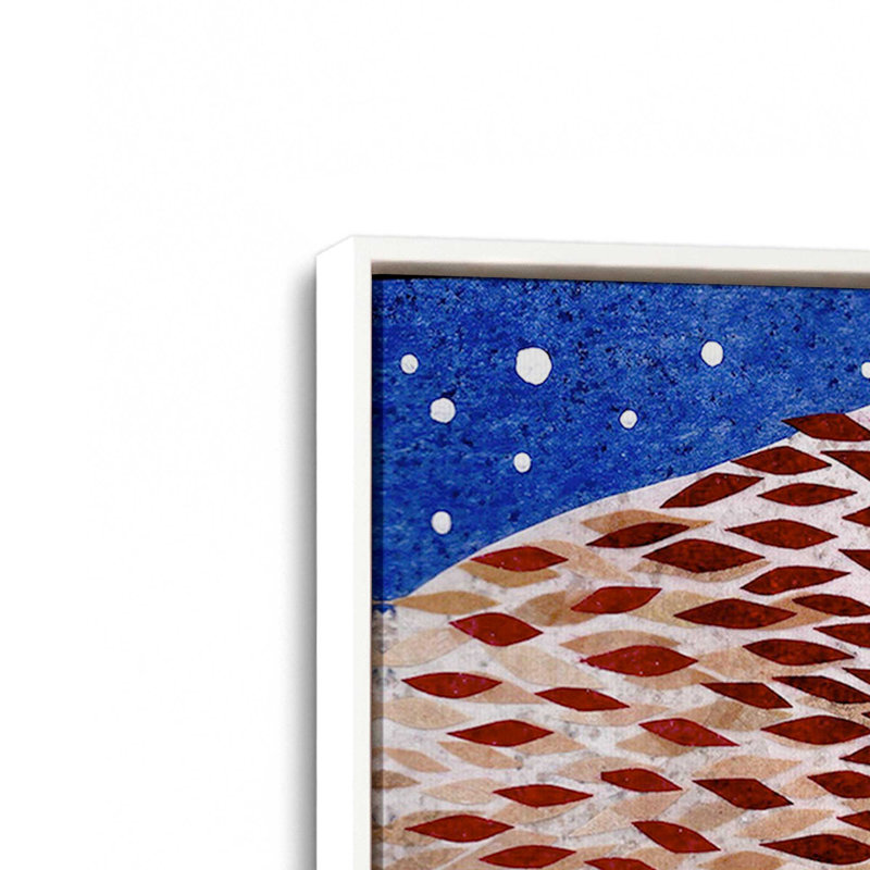 «Wilderness Collage VI» par Kim Conway, reproduction d'art sur toile, H 12 po x l 8 po, Blanc