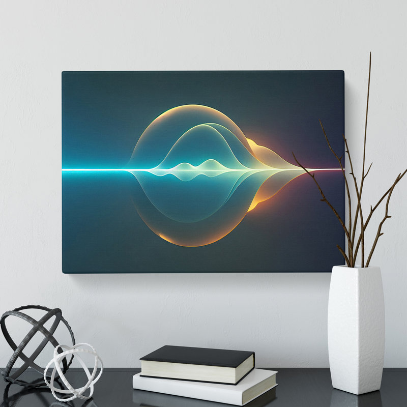 Fine Abstract Art - Wrapped Canvas, 35cm H x 50cm W x 3cm D