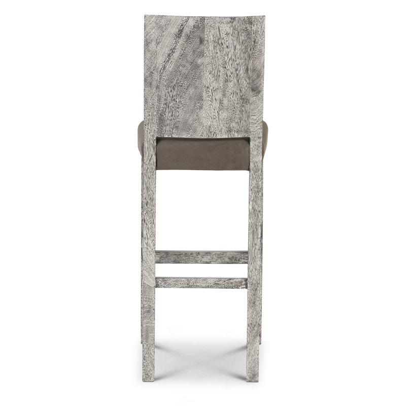 Ophelia Solid Wood Stool, Bar Stool (28” Seat Height)