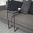 Callen 25'' Tall C Table End Table, Black Marble