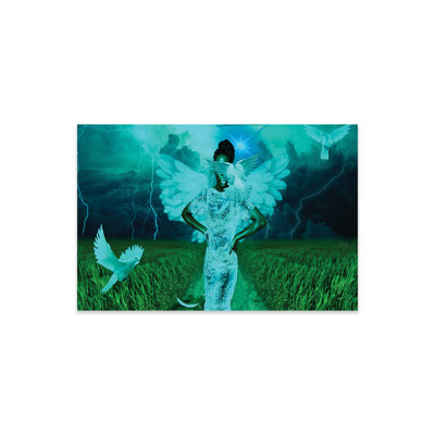 «Angel of the Storm» par Yvonne Coleman Burney - peinture sans cadre