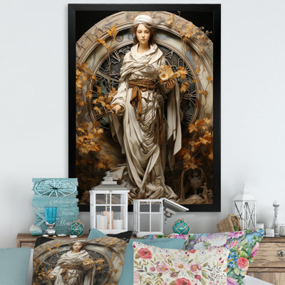 «Gold Buddhism Eupupuple Path» sur toile