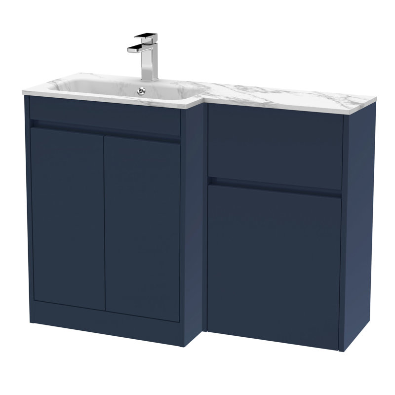 Havana 1110 mm Bathroom Vanity, Indigo Blue