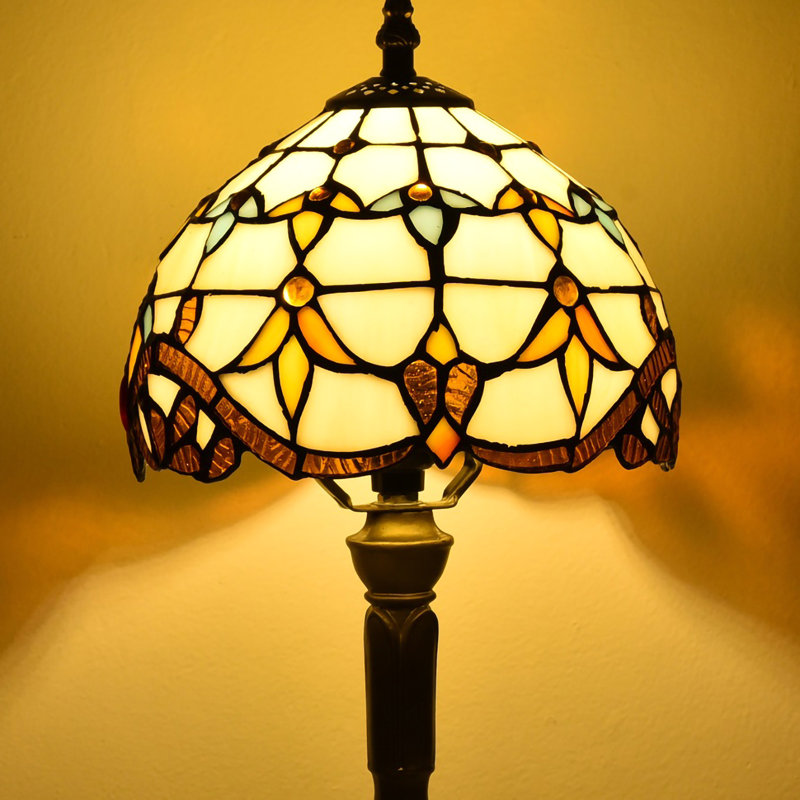 Aliezah Table Lamp, Cream/Orange/Yellow