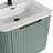 Caskvalley Modern Bathroom Vanity with Straight Fluted Design 24" Wide-1158663206