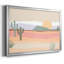 Cactus Plateau I, toile encadrée de qualité supérieure - prête à être accrochée-176886158-176886193