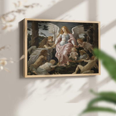 Angels From Above-LXXXII -Framed Print - Restickable