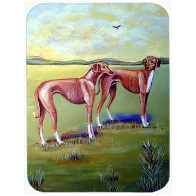 Planche à découper en verre caroline trésors azawakh hound