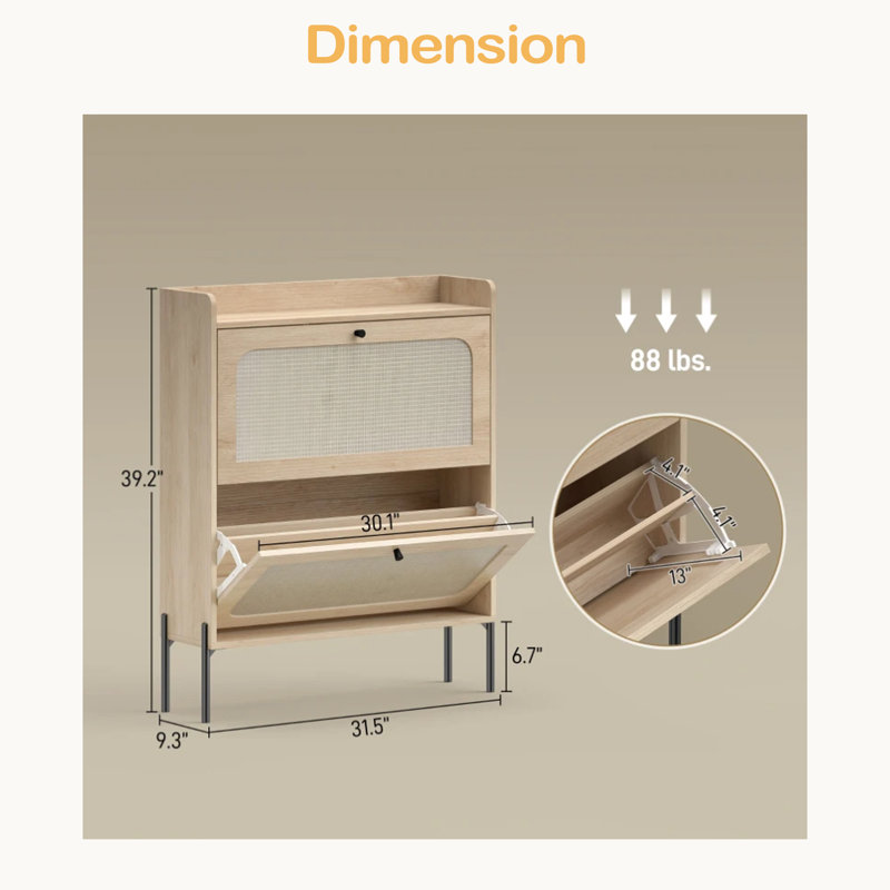 Armoire de rangement étroite pour chaussures, armoire à chaussures, armoire de rangement