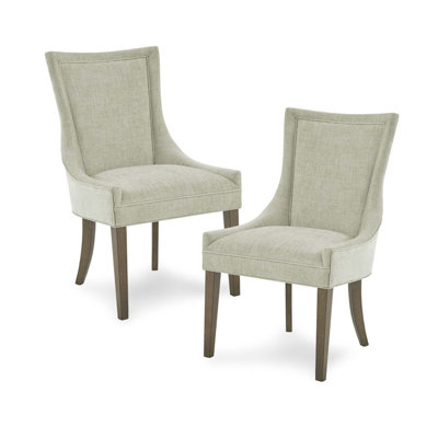 Chaise de salle à manger avec pieds pour le salon, la salle à manger, ensemble de 2