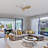 52" 3 -ABS-Blade Propeller Modern Ceiling Fans with Remote Control-301464779