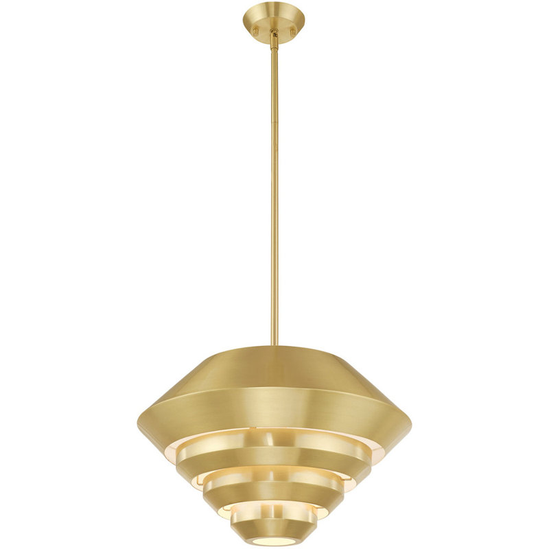 Luminaire suspendu en forme de dôme à 1 lumière Graziella