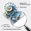 «Nautilus Ocean Blue Shells Symmetry» - art mural asymétrique en forme de nébuleuse Nautilus-110502354