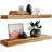 Sporgh 2 Piece Pine Solid Wood Floating Shelf-1476288784-1476288798