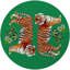 Tiger Seeing Double 16" Vinyl Placemat-69604103