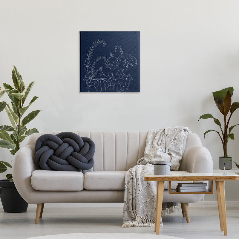 «Happy Mushroom Garden» par Lucille Price, H 24 po x l 24 po