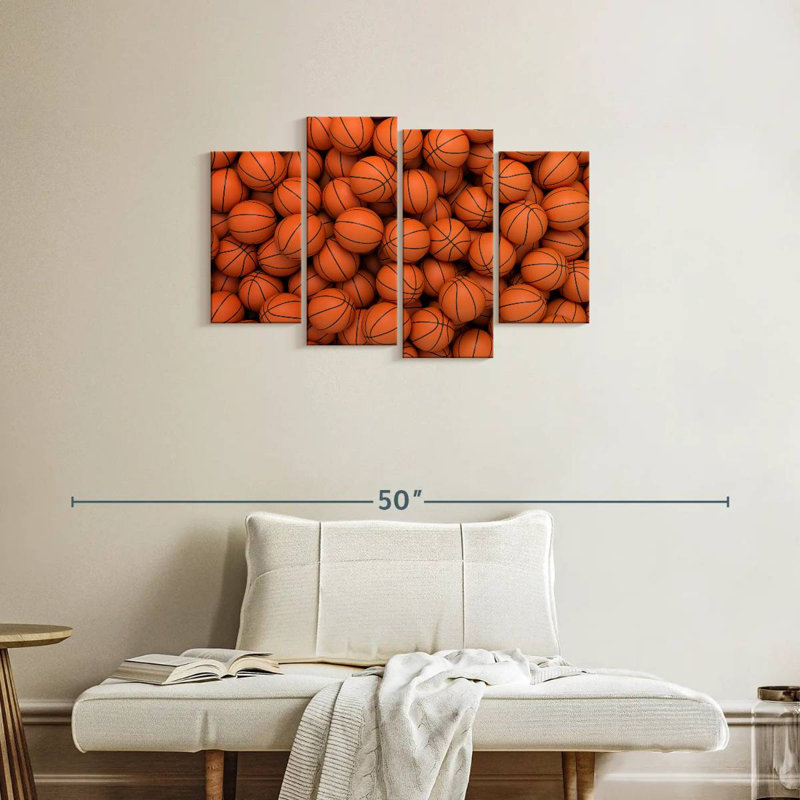 Mini balles de basketball Sireci, H 22 po x l 36 po