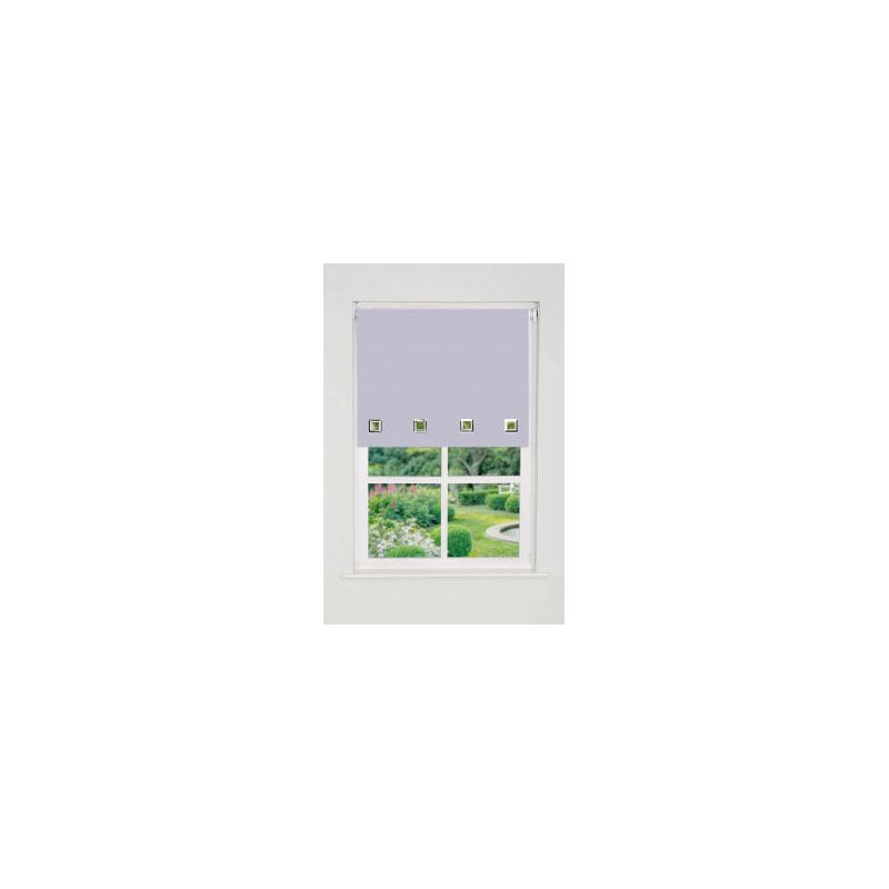 Semi Sheer Roller Blind, 120cm W x 165cm L, White