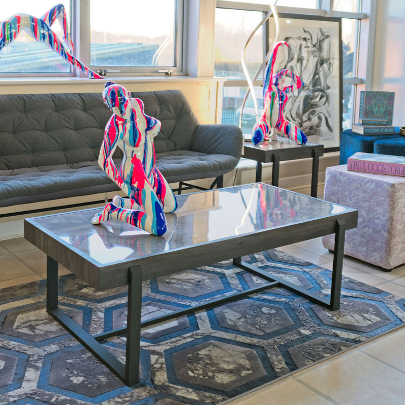 Calandre Trestle Coffee Table