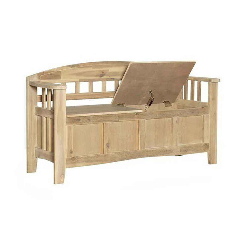 Naja Solid Wood Storage Bench