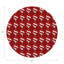 Xmas Ornament Vegan Leather Round Pebble Placemat-868402318