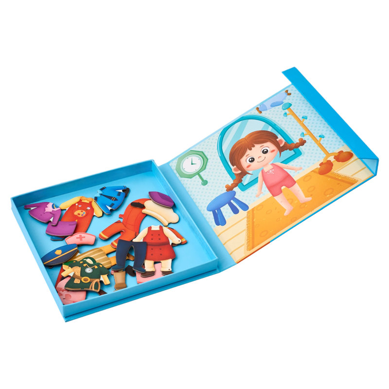 Career-Themed Magnetic Dress-Up Puzzle Toy Set